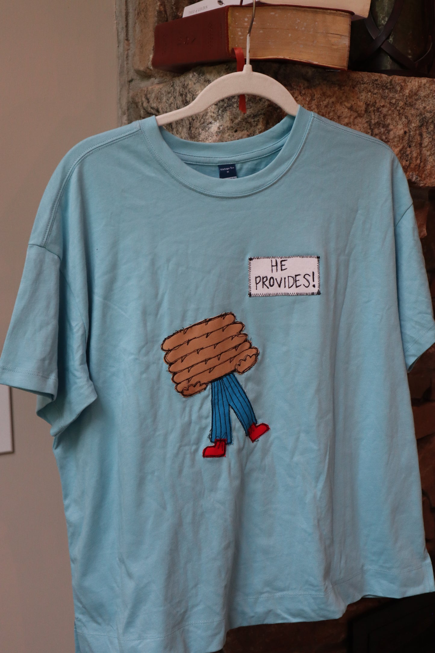 He provides tee