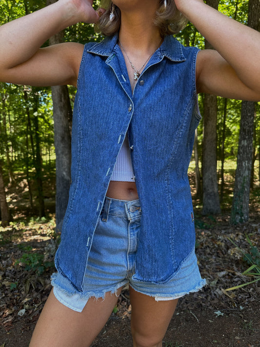 tommy hilfiger denim vest