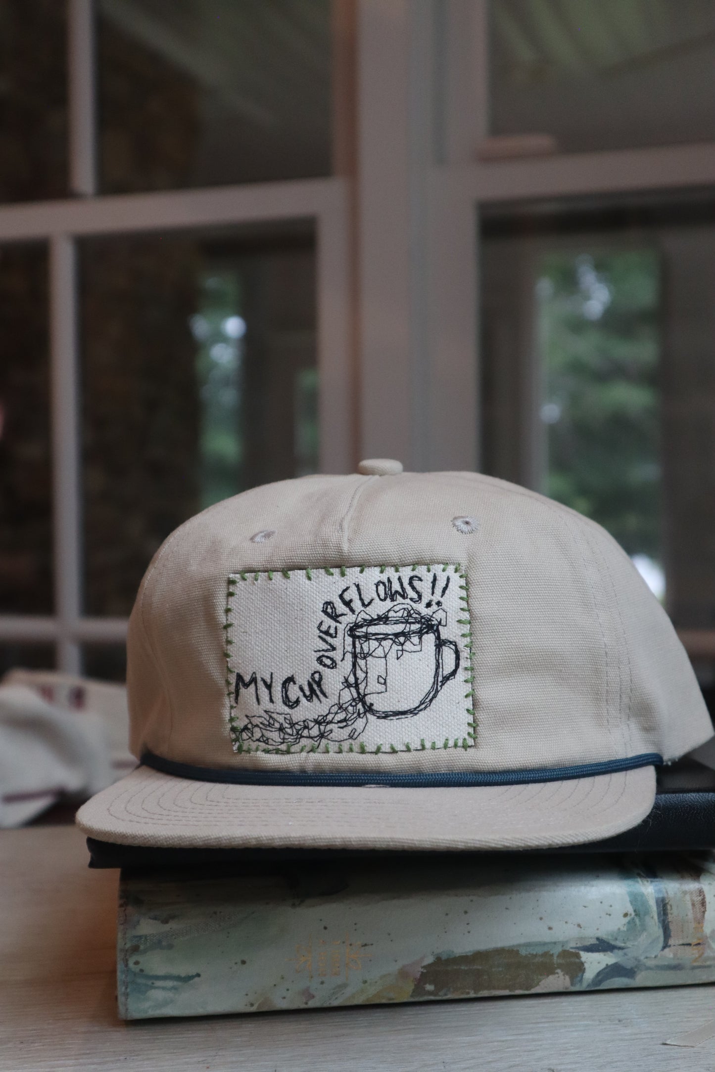 "my cup overflows" - beige