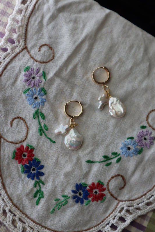 double drop pearls