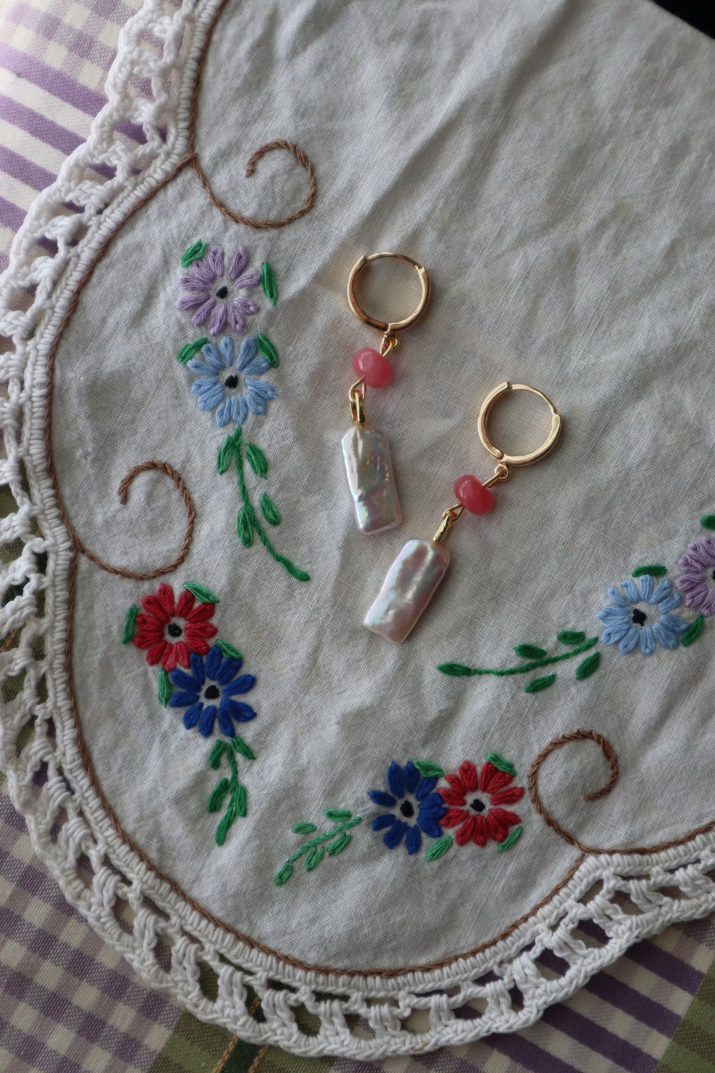 pink drop pearls