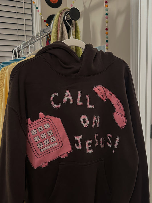 call on Jesus - brown