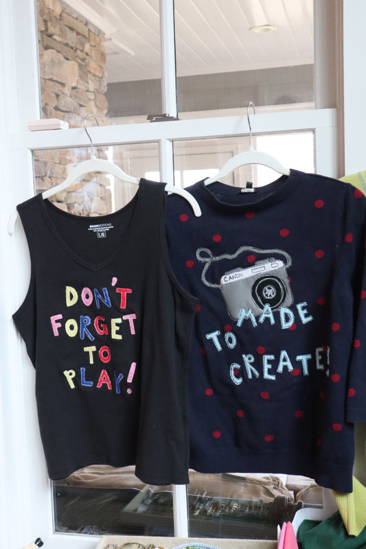 made to create (polka dot)