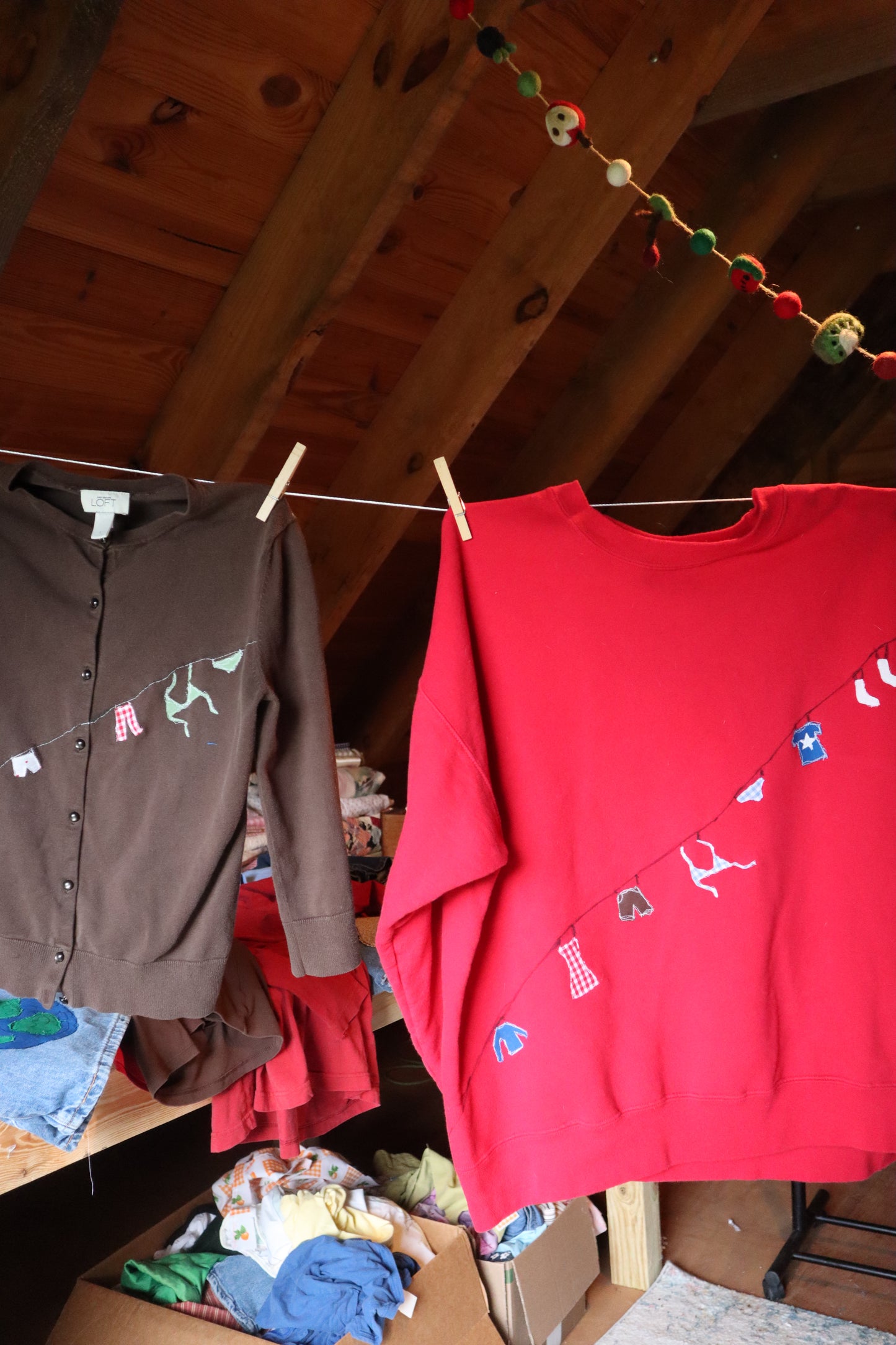 clothesline sweater