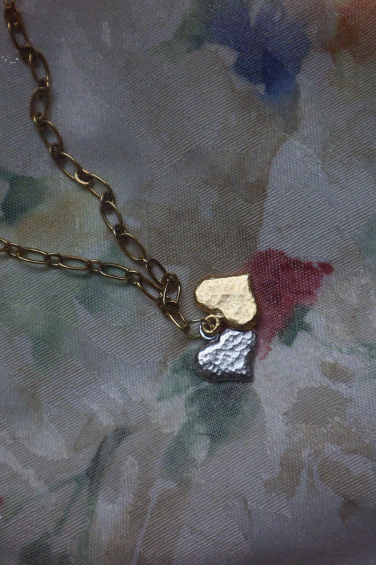 Double Heart Necklace