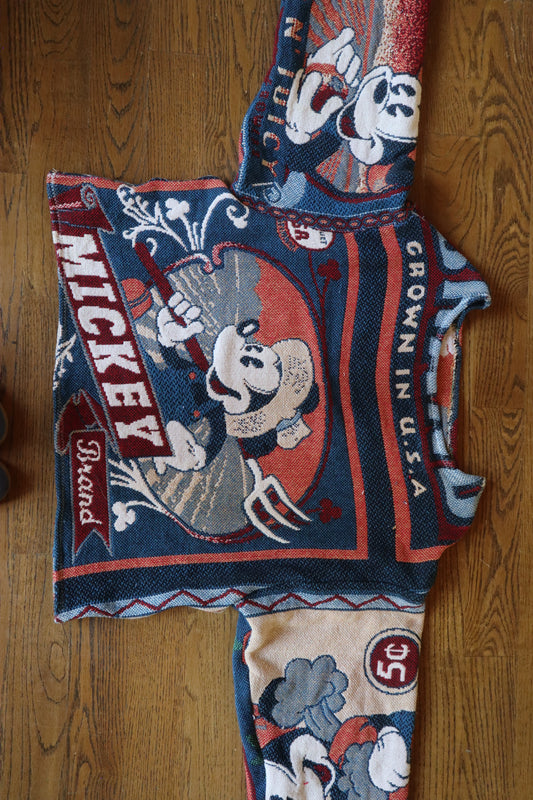 Mickey Mouse tapestry sweater