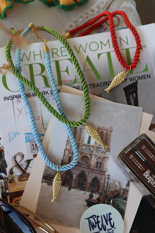 fish rope necklace
