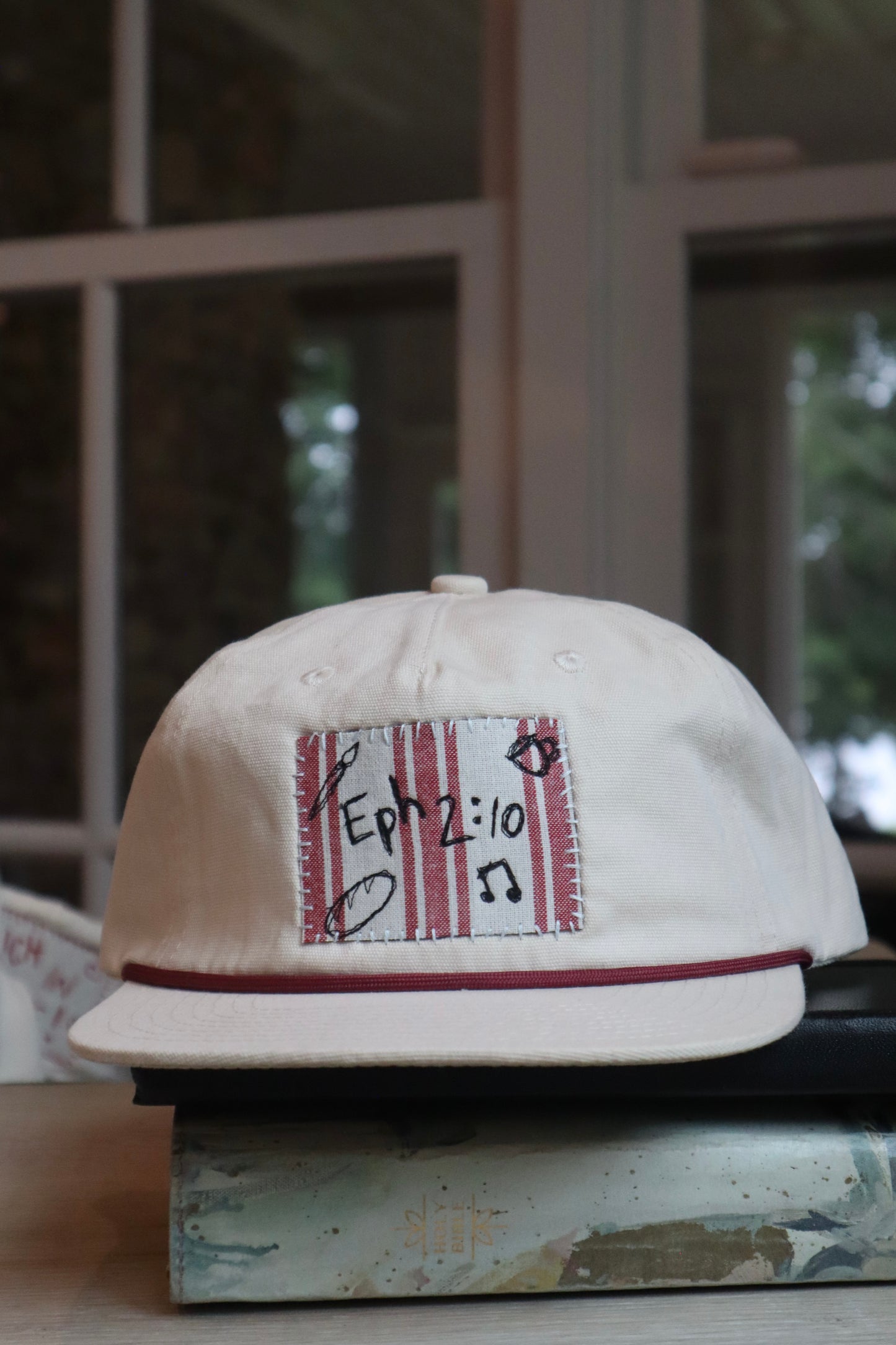 "Ephesians 2:10" - white/red