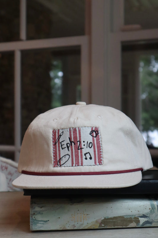 "Ephesians 2:10" - white/red