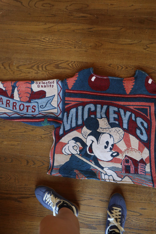 Mickey Mouse tapestry sweater