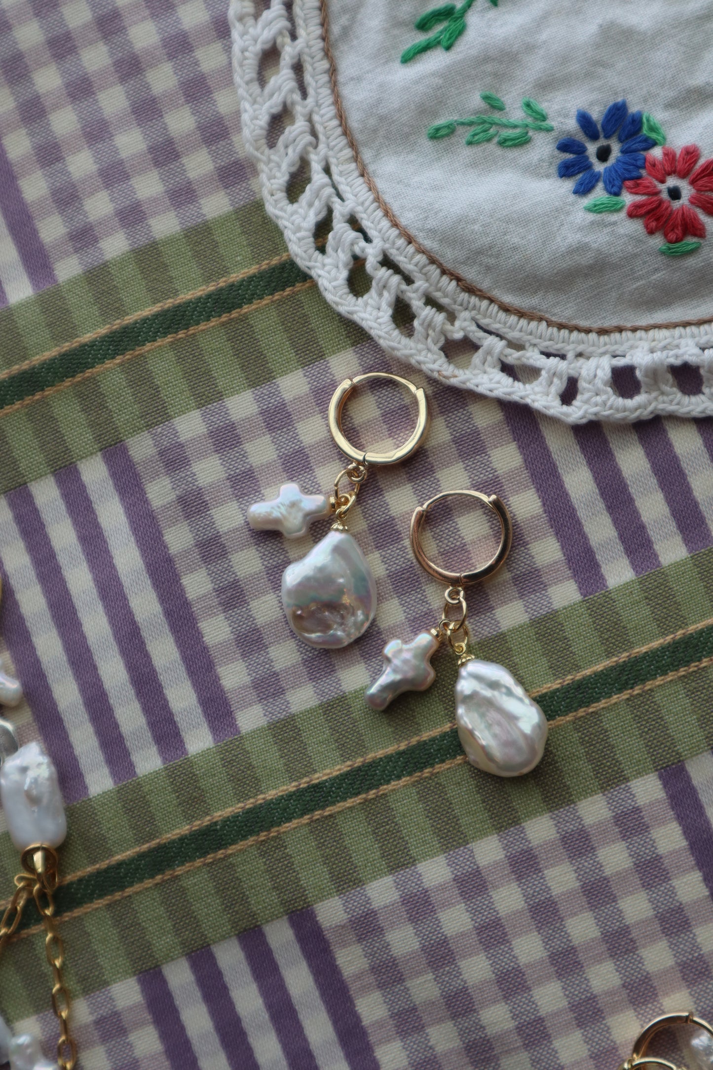 double drop pearls