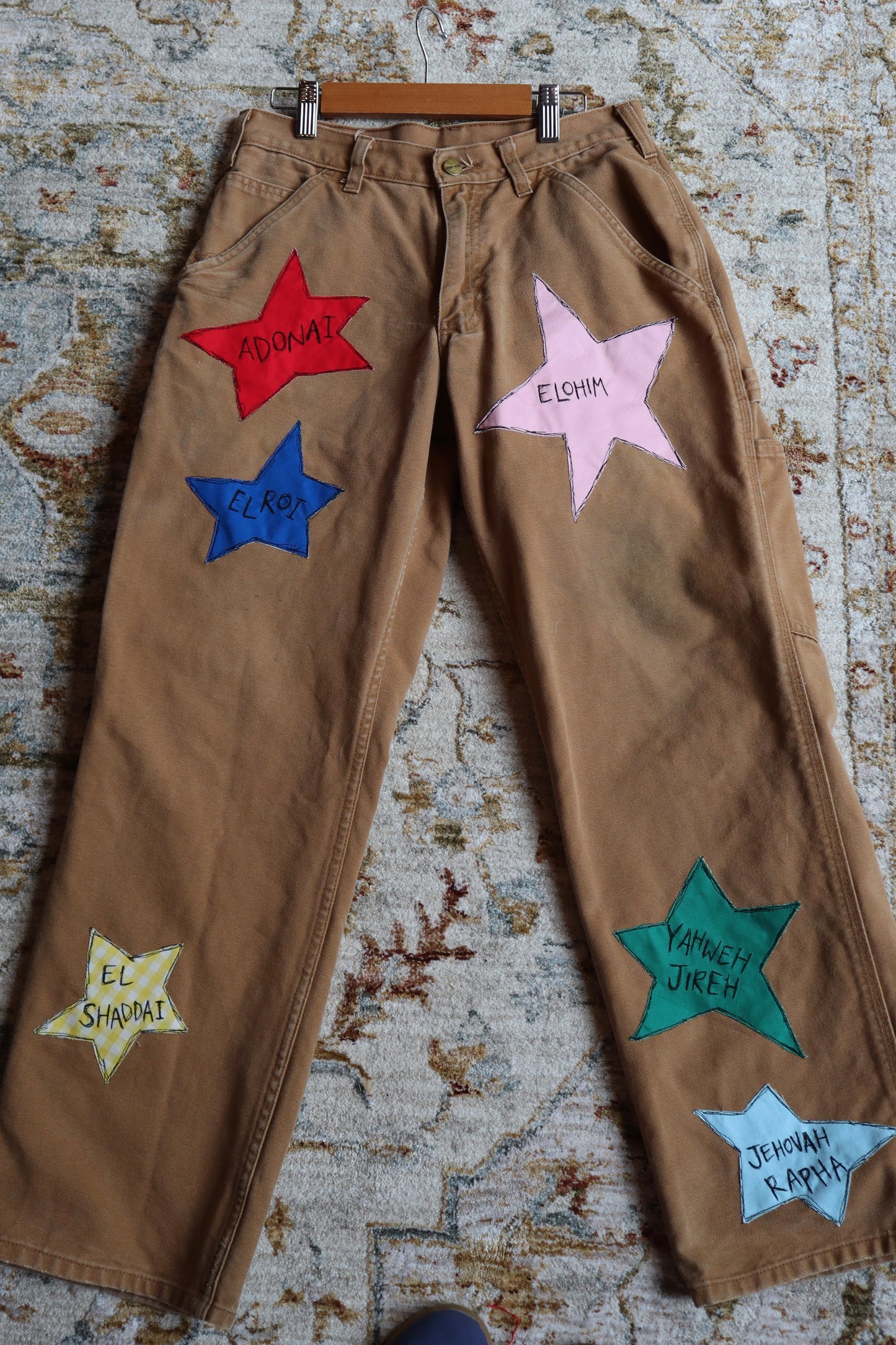 names of God Carharrt pants