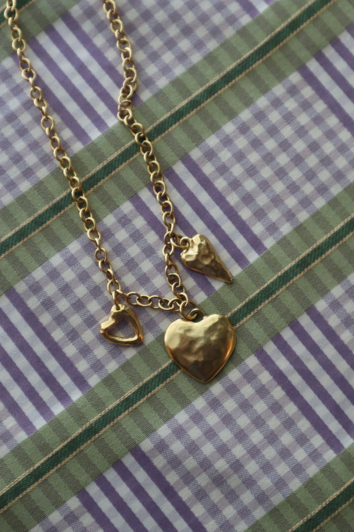 triple heart charms