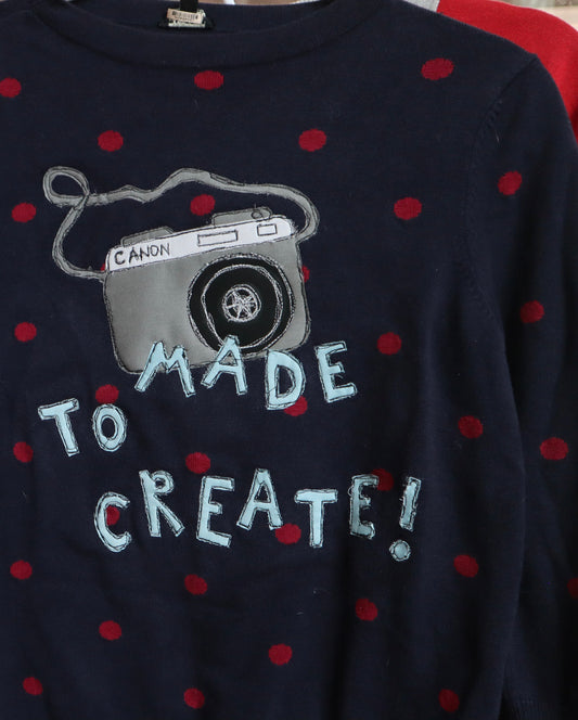made to create (polka dot)
