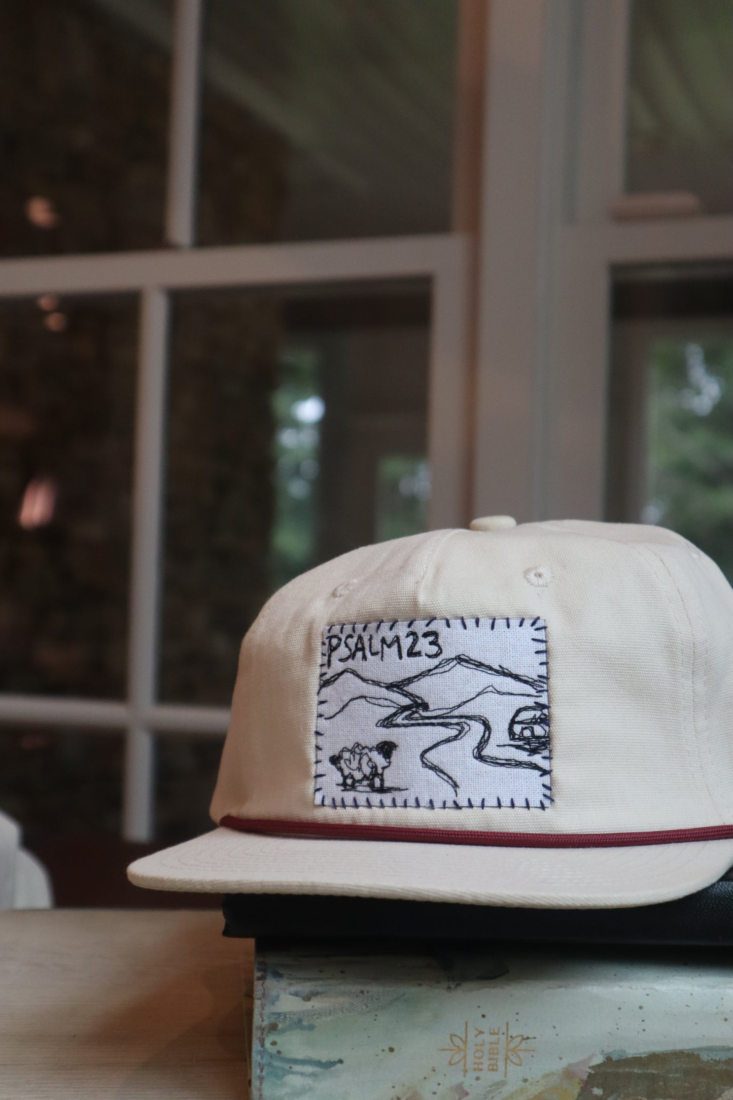 "psalm 23" - white/red