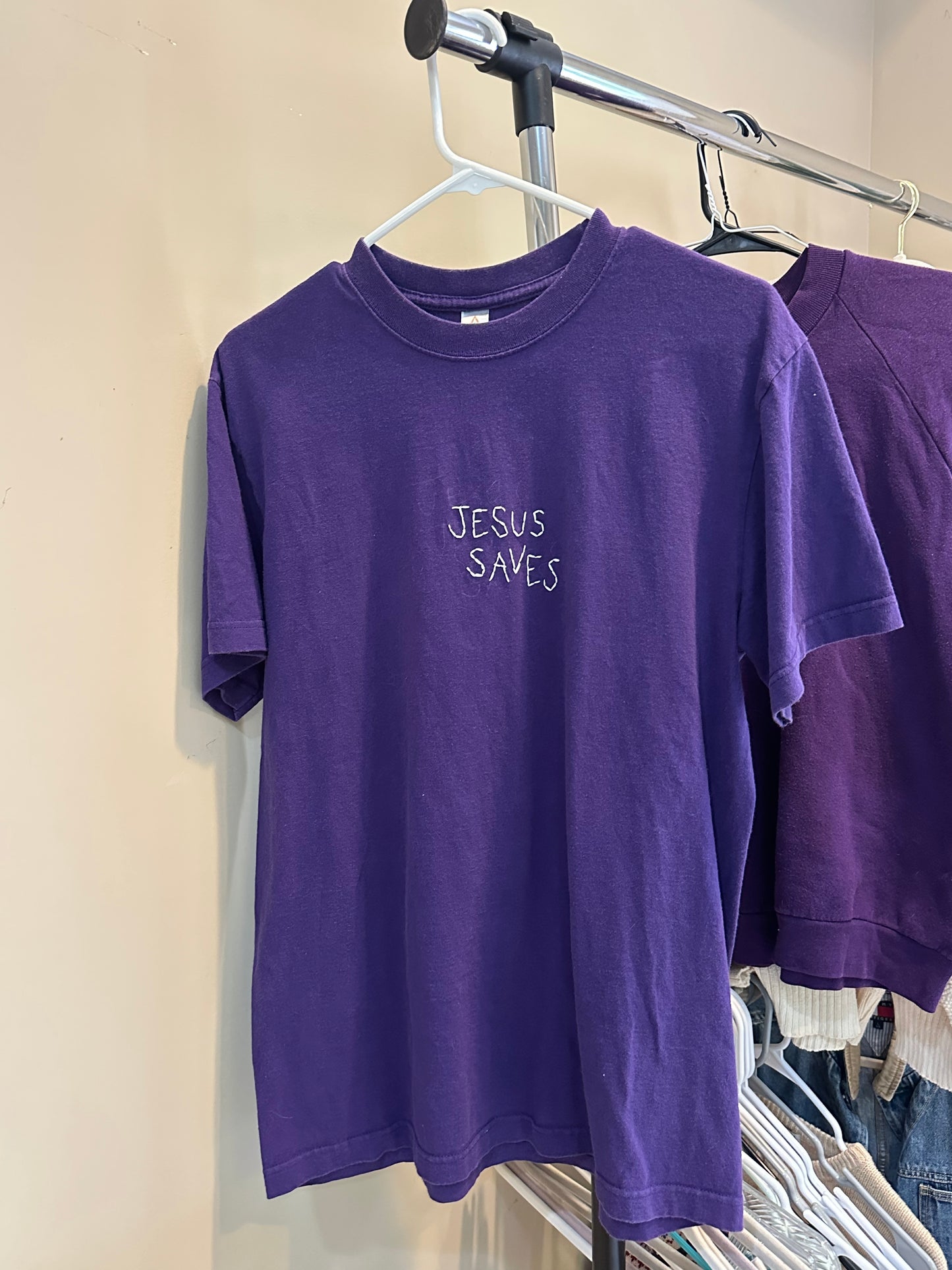 Jesus saves tee