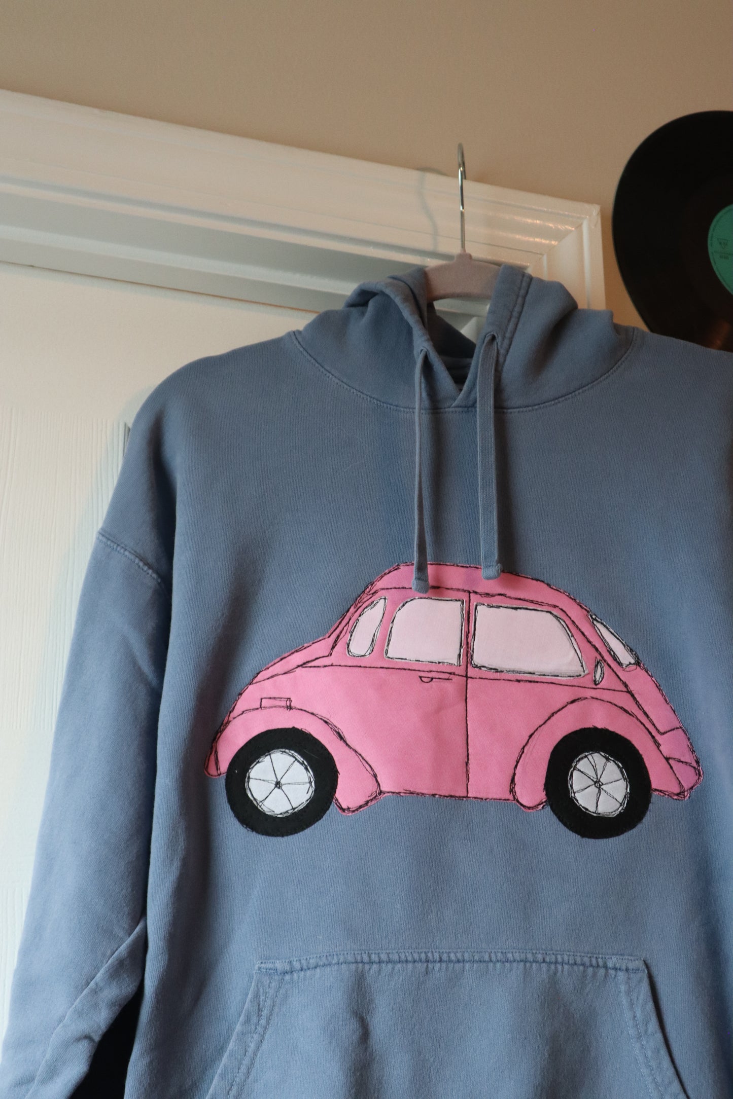 pink car