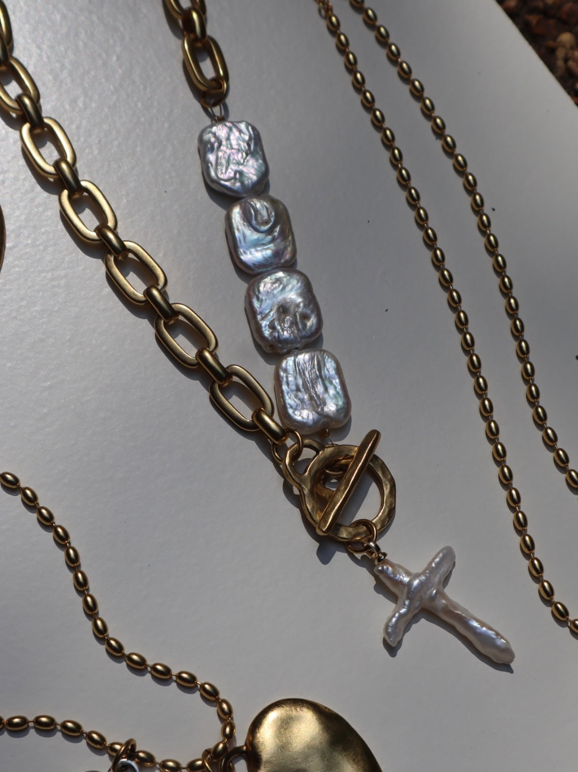mix & match cross necklace