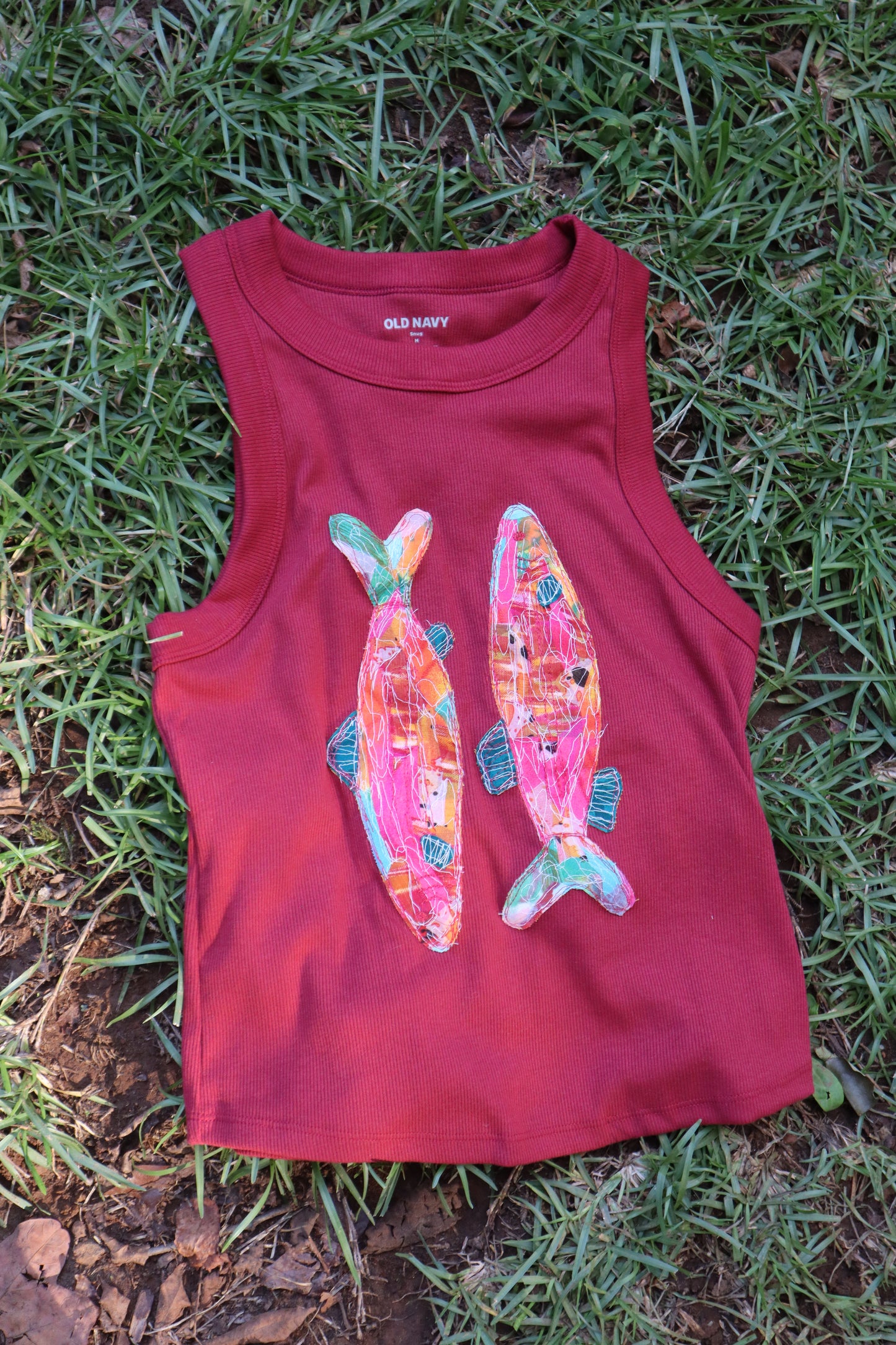 red fishies tank
